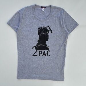 Vintage Y2K Tupac Rap Hip Graphic T Shirt Size Women’s Large New Without Tags
